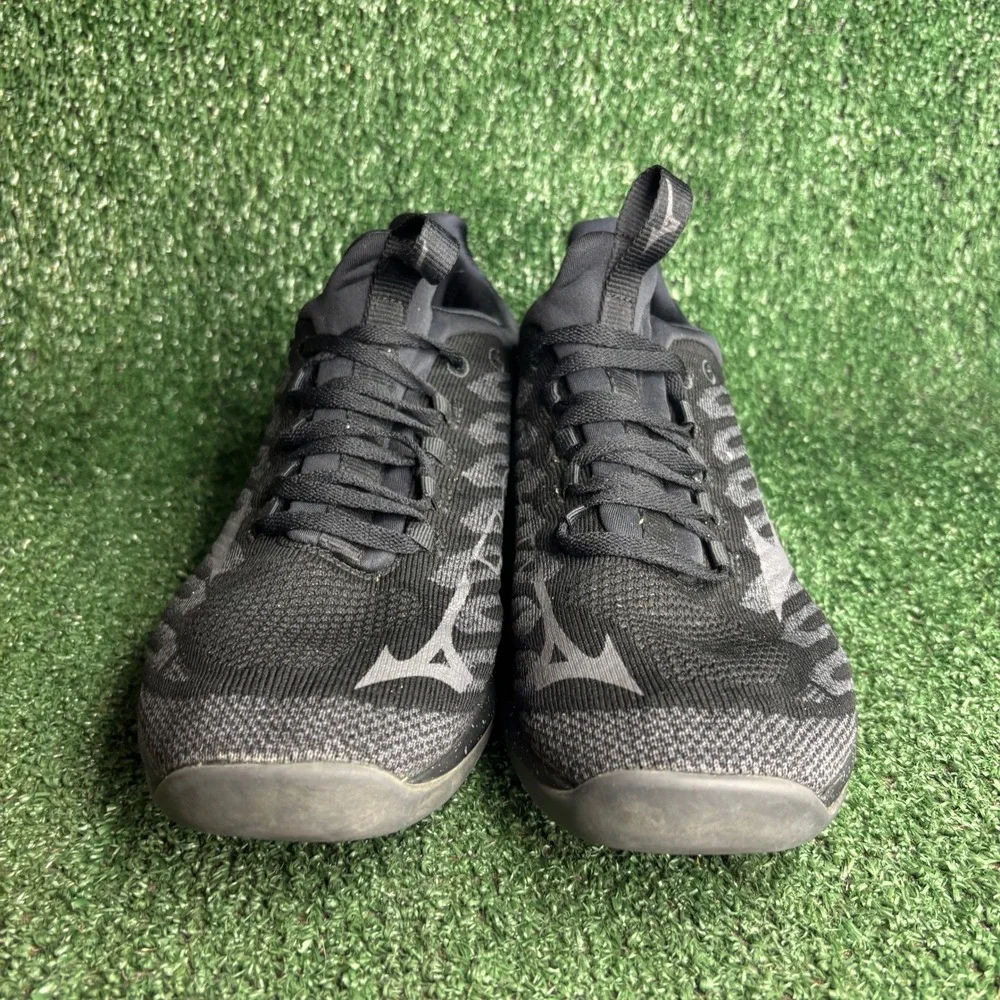 Mizuno TC-01 Training Speckled Midsole Knit Athletic Sneakers Black Mens Sz 10.5